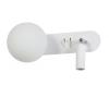 HARLOW Twin Switched  Wall and Reading Light White